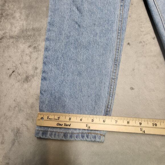 Vintage Zena Jeans Womens 10 Light Wash High Rise Tapered Leg Mom Denim 90s - Picture 5 of 11